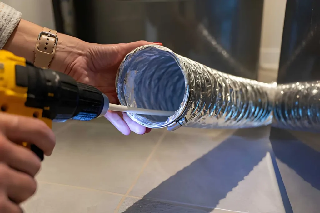 Professional Dryer Vent Cleaning in Northridge to remove lint and improve dryer safety.